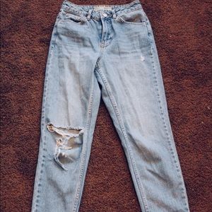 Top shop mom jeans size 25